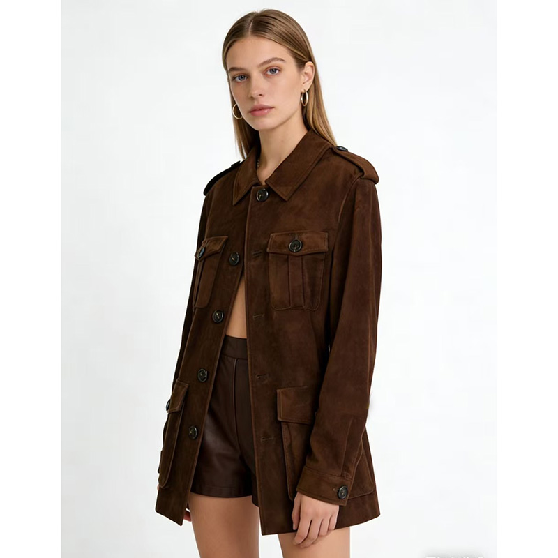 Brown Vintage Kid Suede Leathe - Baby Clothing High End ulasan dan harga