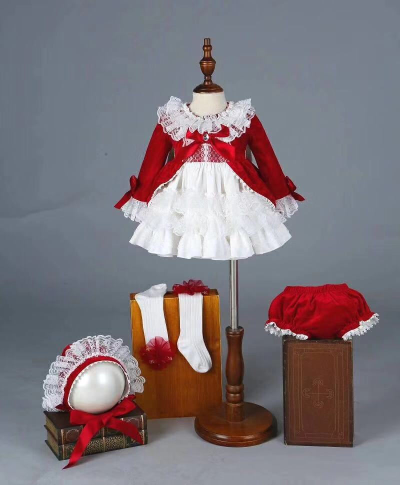 4PCS Baby Girl Autumn Winter S - Baby Clothing Dresser ulasan dan harga