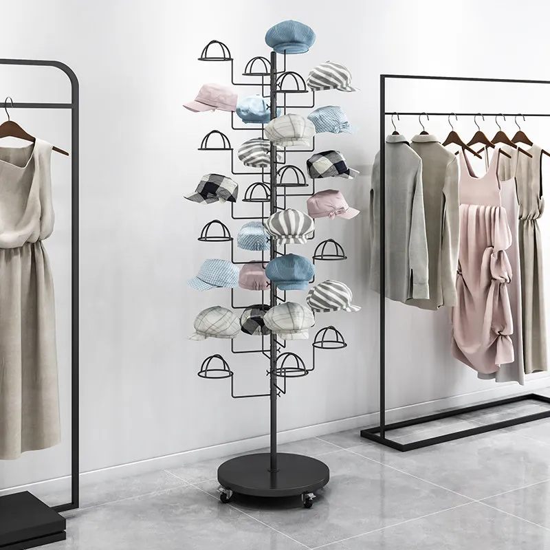 Hat display stand Floor-to-cei - Baby Clothing Hanging Rack ulasan dan harga